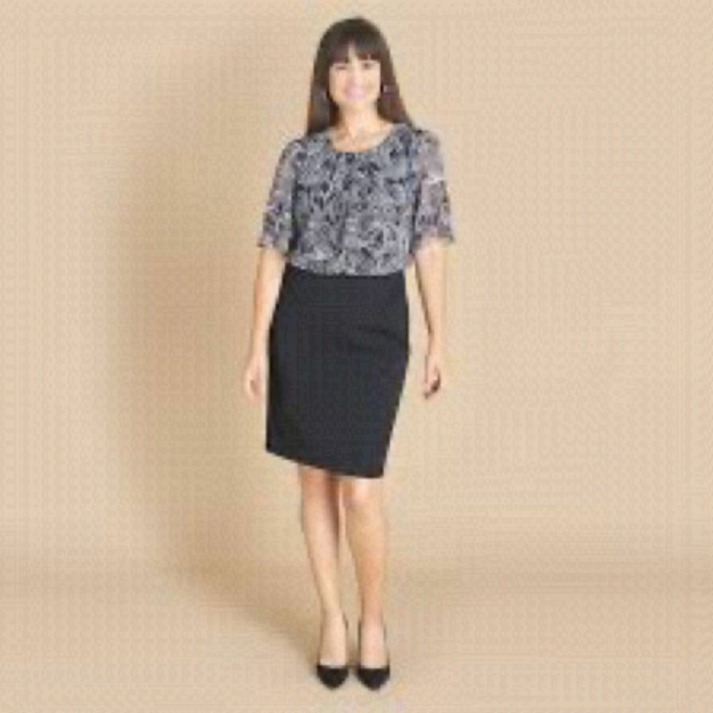 ⭐️nwt Connected Apparel Belted Dress⭐️